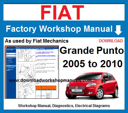 Fiat Grande Punto Service Repair Workshop Manuals Download